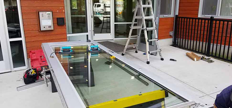 storefront door glass replacement Las Flores